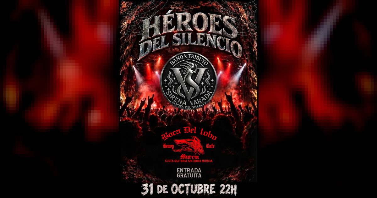 Cartel del concierto de Sirena Varada en La Boca del Lobo