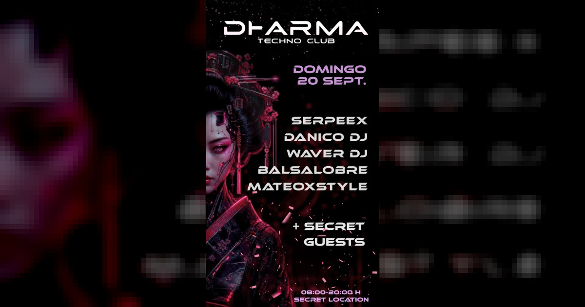 Cartel del concierto de waver_music en Ubicación secreta