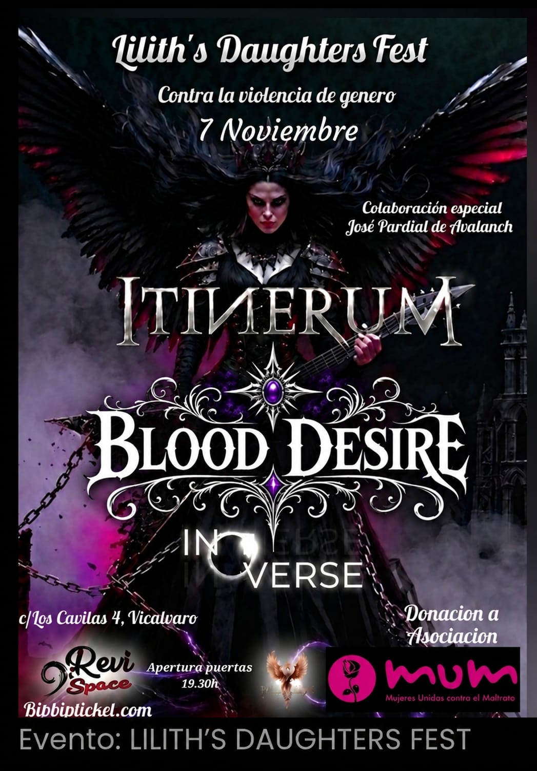 Poster del evento en Revilive